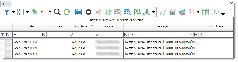 PRO_ST_LOG-Schema